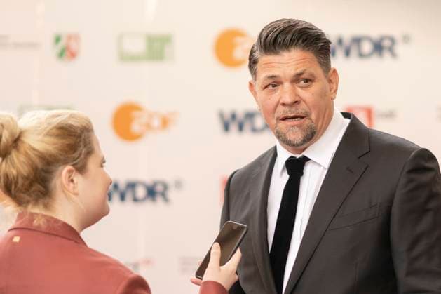 59 Grimme Preis Award ceremony 2023 Tim Mälzer, TV chef and Grimme award winner 59 Grimme Preis Award ceremony 2023 Tim Mälzer, TV chef and Grimme award winner, Marl North Rhine Westphalia Germany Theater Stadttheater