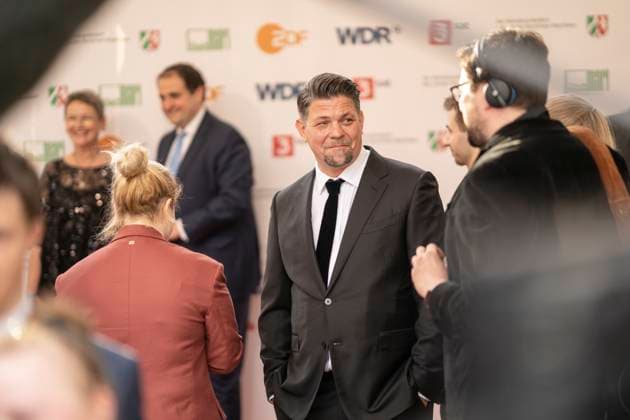 59 Grimme Preis Award ceremony 2023 Tim Mälzer, TV chef and Grimme award winner 59 Grimme Preis Award ceremony 2023 Tim Mälzer, TV chef and Grimme award winner, Marl North Rhine Westphalia Germany Theater Stadttheater