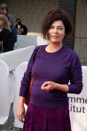 Daphne CHARIZANI, director, red carpet, red carpet show, arrival, arrival, 59 Adolf Grimme Prize award ceremony Adolf Grimme Prize Grimme Prize in Marl, 21 04 2023 oÂ¥Ã