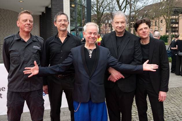 Helmut ZERLETT, musician, with his band, red carpet, red carpet show, arrival, arrival, 59 Adolf Grimme Prize award ceremony Adolf Grimme Prize Grimme Prize in Marl, 21 04 2023 oÂ¥Ã