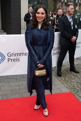 Grimme Prize for NEULAND Mina Tander, actress, red carpet, red carpet show, arrival, arrival, 59 Adolf Grimme Prize award ceremony Adolf Grimme Prize Grimme Prize in Marl, 21 04 2023 oÂ¥Ã
