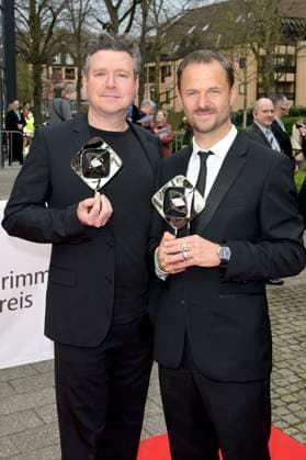 Magnus Vattrodt and Philipp Hochmair at the 59 award ceremony of the Grimme Prize 2023 at the Theater der Stadt Marl Marl, 21 04 2023 Foto:xF.xKernx xFuturexImage