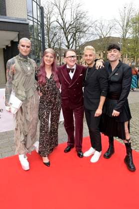 Avi Jakobs, Leni Bolt, Jan Henrik Scheper Stuke, Aljosha Muttardi and Ayan Yuruk at the 59 award ceremony of the Grimme Prize 2023 at the Theater der Stadt Marl Marl, 21 04 2023 Foto:xF.xKernx xFuturexImage