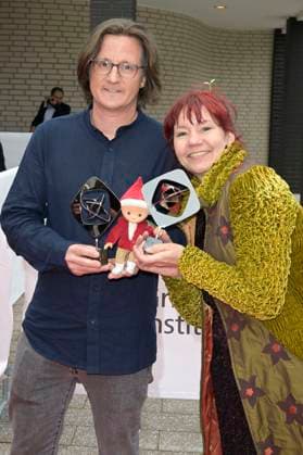 Stefan Schomerus and Tine Kluth at the 59 award ceremony of the Grimme Award 2023 at the Theater der Stadt Marl Marl, 21 04 2023 Foto:xF.xKernx xFuturexImage