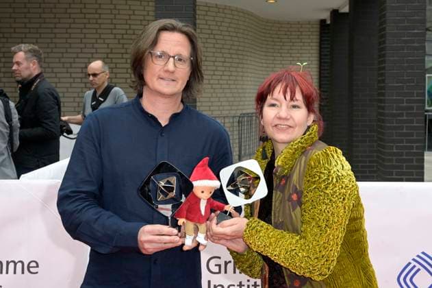 Stefan Schomerus and Tine Kluth at the 59 award ceremony of the Grimme Award 2023 at the Theater der Stadt Marl Marl, 21 04 2023 Foto:xF.xKernx xFuturexImage