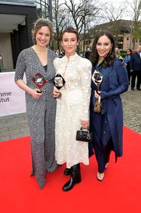 Franziska Hartmann, Peri Baumeister and Mina Tander at the 59 Grimme Award 2023 ceremony at the Theater der Stadt Marl Marl, 21 04 2023 Foto:xF.xKernx xFuturexImage