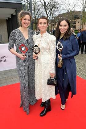 Franziska Hartmann, Peri Baumeister and Mina Tander at the 59 Grimme Award 2023 ceremony at the Theater der Stadt Marl Marl, 21 04 2023 Foto:xF.xKernx xFuturexImage