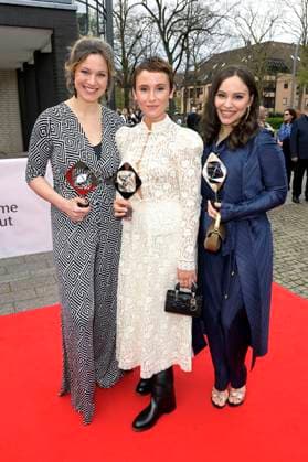 Franziska Hartmann, Peri Baumeister and Mina Tander at the 59 Grimme Award 2023 ceremony at the Theater der Stadt Marl Marl, 21 04 2023 Foto:xF.xKernx xFuturexImage