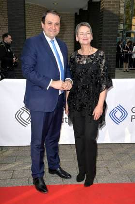 Nathanael Liminski and Frauke Gerlach at the 59 award ceremony of the Grimme Award 2023 at the Theater der Stadt Marl Marl, 21 04 2023 Foto:xF.xKernx xFuturexImage