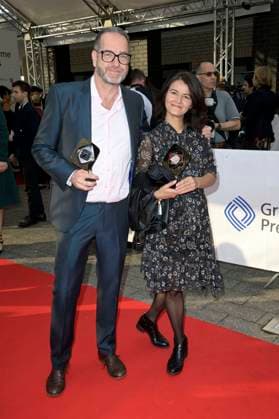 Marcus Lenz and Mila Teshaieva at the 59 Grimme Award 2023 ceremony at the Theater der Stadt Marl Marl, 21 04 2023 Foto:xF.xKernx xFuturexImage