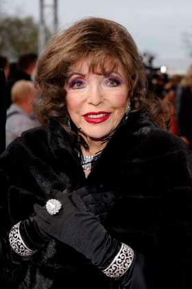 Actress Joan Collins at the Golden Sun 2023 award ceremony of TV station sonnenklar TV, where she was honored with the Lifetime Achievement Award, at Wunderland Kalkar Kalkar, 22 04 2023 NRW Germany. Copyright: xChristophxHardtx
