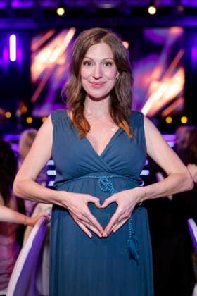 Presenter Mara Bergmann pregnant at the award ceremony of the Golden Sun 2023 of the TV station sonnenklar TV in Wunderland Kalkar Kalkar, 22 04 2023 NRW Germany Copyright: xChristophxHardtx