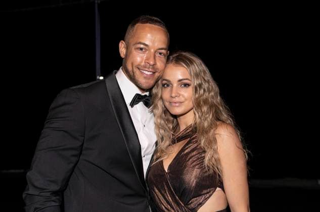 Golden Sun 2023 by Sonnenklar TV in Kalkar Ex Bachelor Andrej Mangold with girlfriend Annika Jung Golden Sun 2023 by Sonnenklar TV in Kalkar Ex Bachelor Andrej Mangold with girlfriend Annika Jung, Kalkar North Rhine Westphalia Germany Wunderland Kalkar