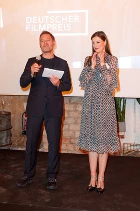 Nominees evening of the German Film Award Lola 2023 Florian Gallenberger and Alexandra Maria Lara at the nominees evening of the German Film Award Lola 2023 in the factory 23 on 22 04 2023 in Berlin Copyright: xEventpressxKochanx
