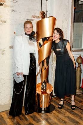 Nominees evening of the German Film Award Lola 2023 Jördis Triebel and Zar Amir Ebrahimi at the nominees evening of the German Film Award Lola 2023 in the factory 23 on 22 04 2023 in Berlin Copyright: xEventpressxKochanx