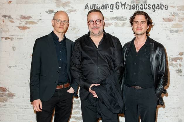 Nominees evening of the German Film Award Lola 2023 Claus Reichel, Stefan Kauertz and Mehmet Akif, Büyükatalay at the nominees evening of the German Film Award Lola 2023 in the factory 23 on 22 04 2023 in Berlin Copyright: xEventpressxKochanx