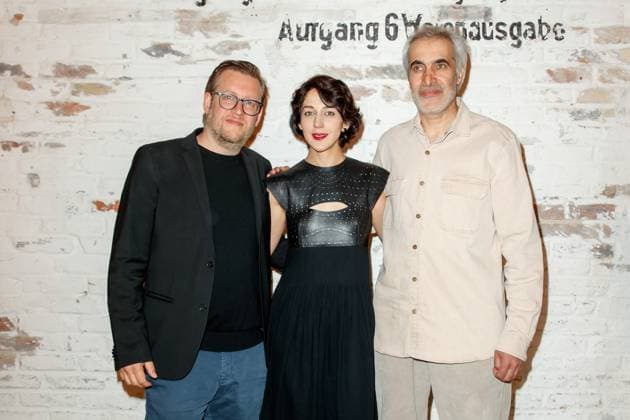 Nominees Evening of the German Film Award Lola 2023 Sol Bondy, Zar Amir Ebrahimi and Mehdi Bajestani at the Nominees Evening of the German Film Award Lola 2023 at the Fabrik 23 on 22 04 2023 in Berlin Copyright: xEventpressxKochanx