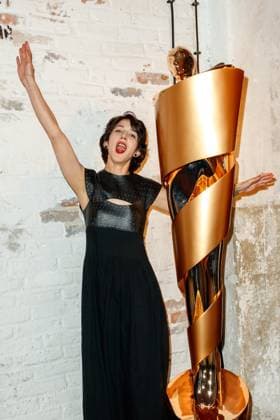 Nominee evening of the German Film Award Lola 2023 Zar Amir Ebrahimi at the nominee evening of the German Film Award Lola 2023 in the factory 23 on 22 04 2023 in Berlin Copyright: xEventpressxKochanx