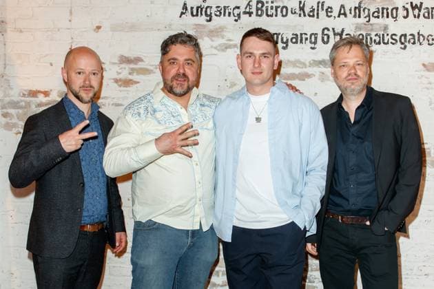 Nominees evening of the German Film Award Lola 2023 Fabian Gasmia, David Wnendt, Luvre47 and Dennis Rettkowski at the nominees evening of the German Film Award Lola 2023 at Fabrik 23 on 22 04 2023 in Berlin Copyright: xEventpressxKochanx