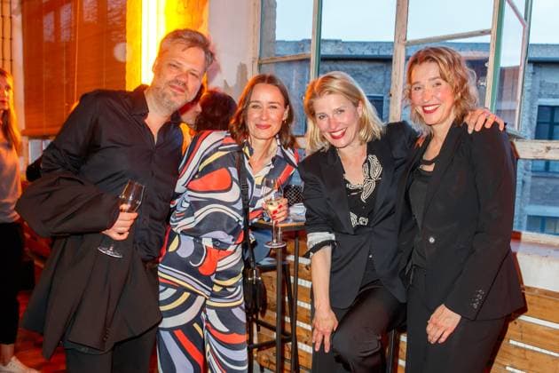 Nominees evening of the German Film Award Lola 2023 Dennis Rettkowski, Heike Merker, Alexandra Kordes and Meike, Kordes at the nominees evening of the German Film Award Lola 2023 in the factory 23 on 22 04 2023 in Berlin Copyright: xEventpressxKochanx