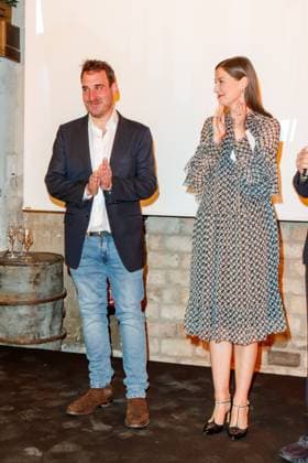 Nominees evening of the German Film Award Lola 2023 James Friend and Alexandra Maria Lara at the nominees evening of the German Film Award Lola 2023 in the factory 23 on 22 04 2023 in Berlin Copyright: xEventpressxKochanx