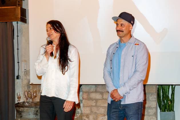 Nominees Evening of the German Film Award Lola 2023 Katja von Garnier and Vartan Bassil at the Nominees Evening of the German Film Award Lola 2023 at the Fabrik 23 on 22 04 2023 in Berlin Copyright: xEventpressxKochanx
