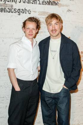 Nominees evening of the German Film Award Lola 2023 Felix Kammerer and Albrecht Schuch at the nominees evening of the German Film Award Lola 2023 in the Fabrik 23 on 22 04 2023 in Berlin Copyright: xEventpressxKochanx