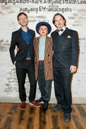 Nominees evening of the German Film Award Lola 2023 Johannes Blech, Josefine Lindner and Max Josef Schönborn at the nominees evening of the German Film Award Lola 2023 in the factory 23 on 22 04 2023 in Berlin Copyright: xEventpressxKochanx
