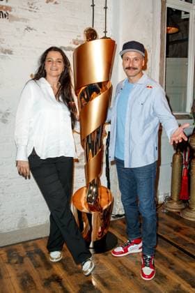 Nominees Evening of the German Film Award Lola 2023 Katja von Garnier and Vartan Bassil at the Nominees Evening of the German Film Award Lola 2023 at the Fabrik 23 on 22 04 2023 in Berlin Copyright: xEventpressxKochanx