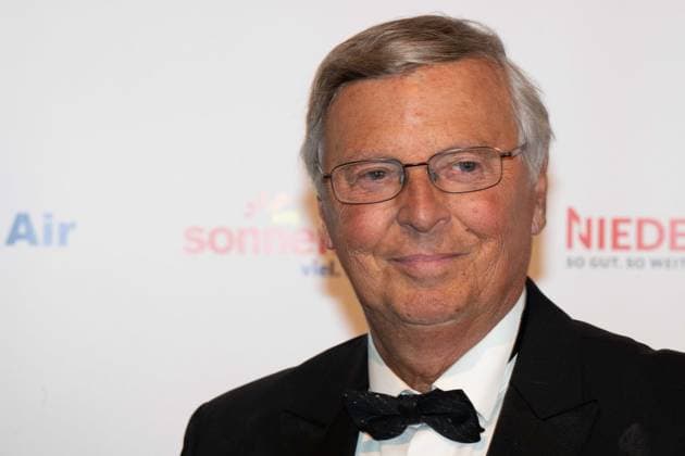 Laudator Wolfgang BOSBACH, politician, CDU, The Golden Sun 2023, on 22 04 2023 in Wunderland Kalkar,
