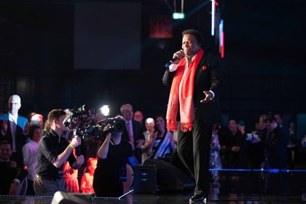 Roberto BLANCO, singer, singing, concert, The Golden Sun 2023, on 22 04 2023 in Wunderland Kalkar,