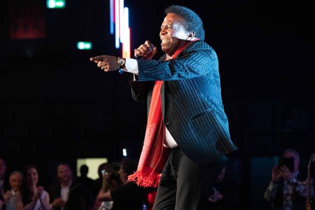 Roberto BLANCO, singer, singing, concert, The Golden Sun 2023, on 22 04 2023 in Wunderland Kalkar,