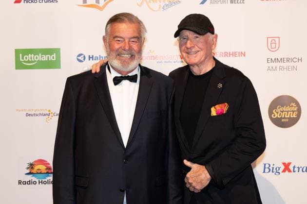 v l Harry WIJNVOORD, presenter, Prince Frederic von ANHALT, The Golden Sun 2023, on 22 04 2023 in Wunderland Kalkar,