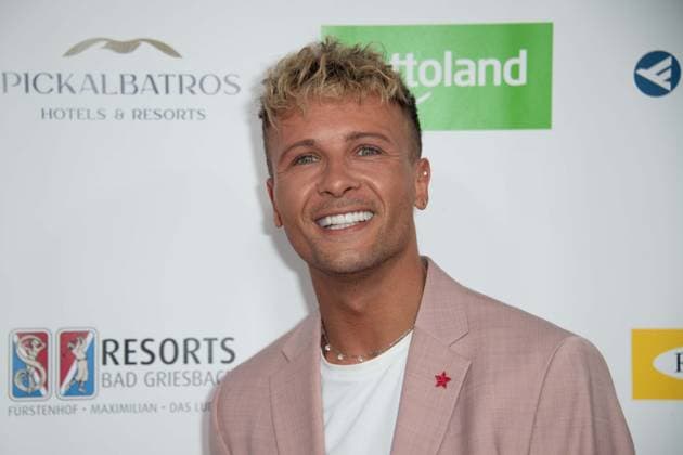 Emil KUSMIREK, red carpet, red carpet show, arrival, arrival, The Golden Sun 2023, on 22 04 2023 at Wunderland Kalkar,