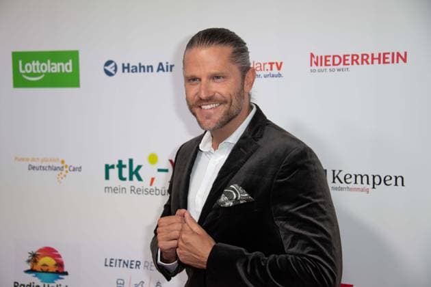 Paul JANKE, TV actor, red carpet, red carpet show, arrival, arrival, The Golden Sun 2023, on 22 04 2023 at Wunderland Kalkar,