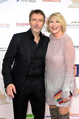 Guido Broscheit and Barbara Klein at the award ceremony of the Golden Sun 2023 during the Sonnenklar TV Gala in Wunderland Kalkar Kalkar, 22 04 2023 Foto:xF.xKernx xFuturexImage