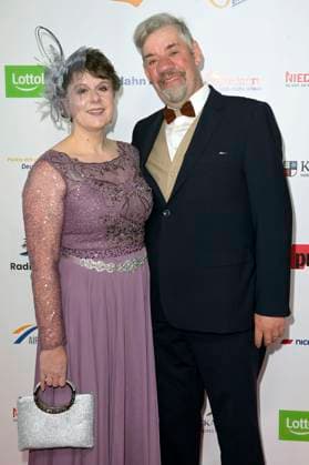 Uwe Abel with wife Iris at the award ceremony of the Golden Sun 2023 during the Sonnenklar TV Gala in Wunderland Kalkar Kalkar, 22 04 2023 Foto:xF.xKernx xFuturexImage
