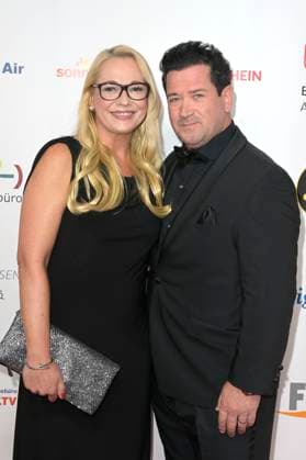 Sam Eisenstein with wife Mareike Eisenstein at the award ceremony of the Golden Sun 2023 during the Sonnenklar TV Gala in Wunderland Kalkar Kalkar, 22 04 2023 Foto:xF.xKernx xFuturexImage