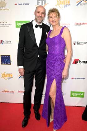 Heike Henkel with husband Paul Meier at the award ceremony of the Golden Sun 2023 during the Sonnenklar TV Gala in Wunderland Kalkar Kalkar, 22 04 2023 Foto:xF.xKernx xFuturexImage