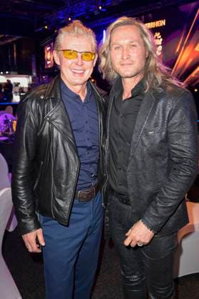 Markus Mörl and Nico Schwanz at the award ceremony of the Golden Sun 2023 during the Sonnenklar TV Gala in Wunderland Kalkar Kalkar, 22 04 2023 Foto:xF.xKernx xFuturexImage