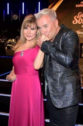 Deborah Sasson and Uwe Kroeger at the award ceremony of the Golden Sun 2023 during the Sonnenklar TV Gala in Wunderland Kalkar Kalkar, 22 04 2023 Foto:xF.xKernx xFuturexImage