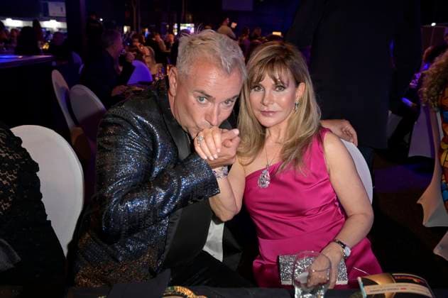Uwe Kroeger and Deborah Sasson at the award ceremony of the Golden Sun 2023 during the Sonnenklar TV Gala in Wunderland Kalkar Kalkar, 22 04 2023 Foto:xF.xKernx xFuturexImage