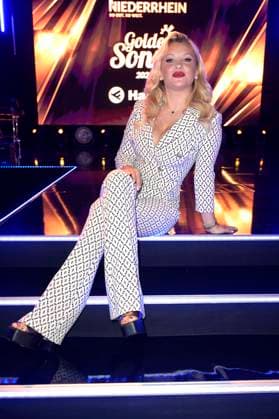 Evelyn Burdecki at the award ceremony of the Golden Sun 2023 during the Sonnenklar TV Gala in Wunderland Kalkar Kalkar, 22 04 2023 Foto:xF.xKernx xFuturexImage