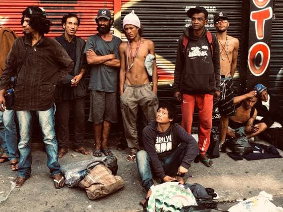 RECORD DATE NOT STATED Robbery of electronics stores in the central region of Sao Paulo. (INT) Robbery of electronics stores in the central region of Sao Paulo. April 23, 2023. Sao Paulo, Brazil: Drug users from Cracolandia invaded a computer store on Rua dos Gusmoes corner with Rua dos andradas in the region, four were arrested and taken to the 77th Police District, on Sunday, April 23, 2023. Credit: Oslaim Brito Thenews2 (Foto: Oslaim Brito TheNews2 imago images) Robbery of electronics stores in the central region of Sao Paulo.  Copyright: xOslaimxBritox