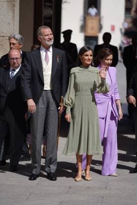 Spanish King Felipe VI and Queen Letizia during the Miguel de Cervantes 2023 Spanish Language Literature Awards Ceremony in Alcala de Henares Madrid on Monday, 24 April 2023 Cordon Press