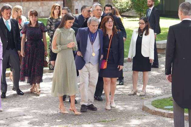 Spanish King Felipe VI and Queen Letizia during the Miguel de Cervantes 2023 Spanish Language Literature Awards Ceremony in Alcala de Henares Madrid on Monday, 24 April 2023 Rafael Cadenas Cordon Press