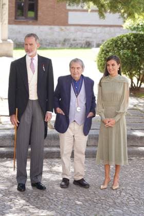 Spanish King Felipe VI and Queen Letizia during the Miguel de Cervantes 2023 Spanish Language Literature Awards Ceremony in Alcala de Henares Madrid on Monday, 24 April 2023 Cordon Press