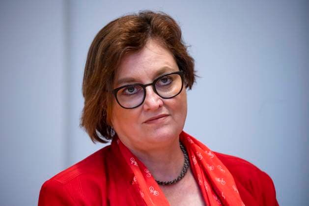 Vorstellung der neuen SPD Senatoren - Wissenschaft, Gesundheit, Pflege und Gleichstellung Ina Czyborra im Abgeordnetenhaus in Berlin am 24. April 2023. Vorstellung Senatoren SPD im Abgeordnetenhaus *** Presentation of the new SPD Senators Science, Health, Care and Equality Ina Czyborra in the House of Representatives in Berlin on 24 April 2023 Presentation Senators SPD in the House of Representatives