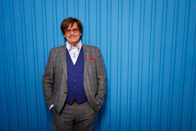 TV presenter Jörg Draeger Go all out in the election for the Golden Bloggers 2023 at the Rudas Club Düsseldorf, 24 04 2023 NRW Germany Copyright: xChristophxHardtx