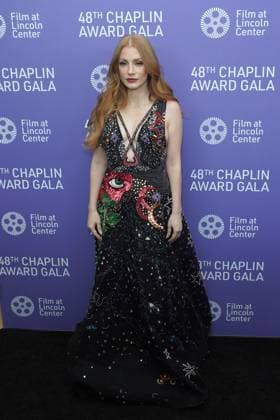 Jessica Chastain at arrivals for Film at Lincoln Centerâ€™s 48th Chaplin Award Gala, Alice Tully Hall at Lincoln Center, New York, NY April 24, 2023. Photo By: Kristin Callahan Everett Collection at arrivals for Film at Lincoln Centerâ€™s 48th Chaplin Award Gala, Alice Tully Hall at Lincoln Center, New York, NY April 24, 2023. Photo By: Kristin Callahan Everett Collection PUBLICATIONXNOTxINxCANxCHNxFRAxITAxJPNxNORxPOLxRUSxESPxUKxUSA